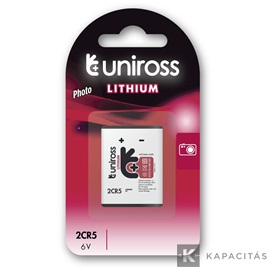 Uniross 2CR5 lítium elem