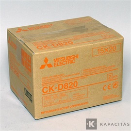 CK-D820 Nyomtatópapír és Fóliakészlet 10×15 papírképekhez