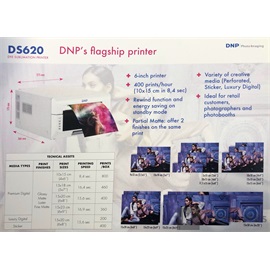 DS620 6×8 "LUXURY DIGITAL" Nyomtatópapír és Fóliakészlet 15×20 papírképekhez