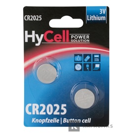 Hycell CR2025 3V lítium gombelem 2db/csomag