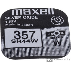 Maxell SR44W 1,55V ezüst-oxid gombelem 1db
