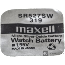 Maxell SR527SW 1,55V ezüst-oxid gombelem 1db