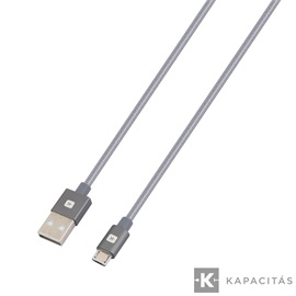 SKROSS Steel Line USB kábel, töltő, szinkron (microUSB) 1,2m