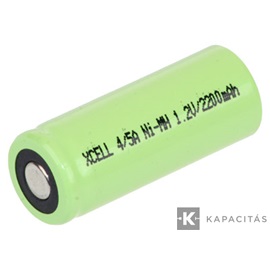 XCell 4/5A 1,2V 2200mAh Ni-MH ipari akkumulátor cella