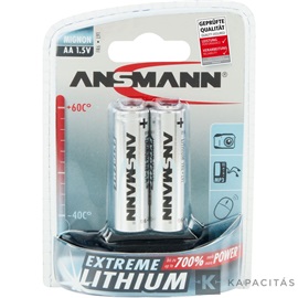 ANSMANN AA/FR6/ceruza Lítium elem 2 db/csomag