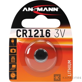 ANSMANN CR1216 3V lítium gombelem 1db/csomag