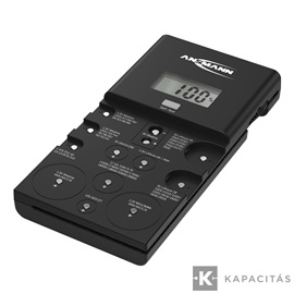 ANSMANN ENERGYCHECK elem és akku teszter LCD kijelzővel
