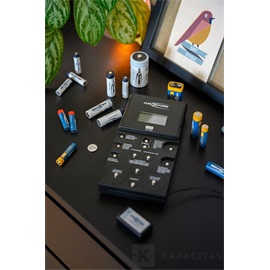 ANSMANN ENERGYCHECK elem és akku teszter LCD kijelzővel