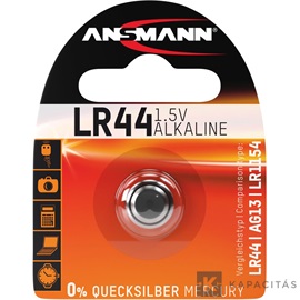 ANSMANN LR44 / LR1154 / AG13 1,5V alkáli gombelem