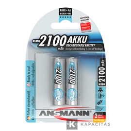 ANSMANN maxE Ni-MH AA/ceruza 2100 mAh alacsony önkisülésű akkumulátor 2db/csomag