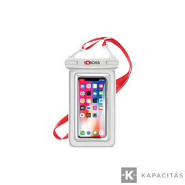Univerzális vízálló telefontok 6.7"  IPX8, 3m  pánthosszal fehér