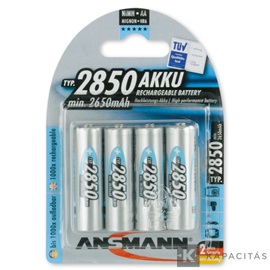 ANSMANN Ni-MH AA/ceruza 2850 mAh akkumulátor 4 db/csomag