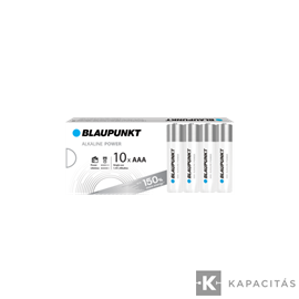 Blaupunkt LR03BPO/10CB 1,5V AAA/mikro tartós alkáli elem 10 db/csomag