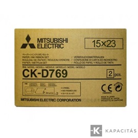CK-D769 Nyomtatópapír és Fóliakészlet 15×23 papírképekhez CP-D90DW-hez