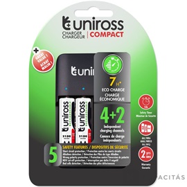Uniross COMPACT AA AAA 9V [USB] + 4xAA2100 HYBRIO
