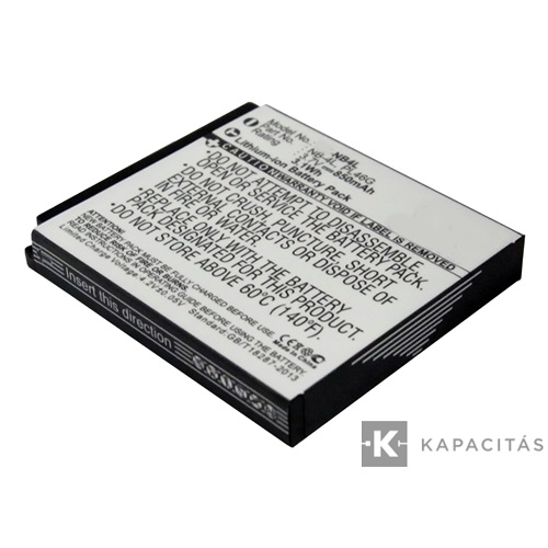 Canon NB-4L,  PL46G, PL46G 3.7V 850mAh utángyártott akku Li-ion