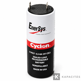 Cyclon CYC-2V4-5DT 2V 4,5Ah hengeres zárt ólomakkumulátor