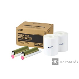 DNP DP RX2 4×6 Nyomtatópapír és Fóliakészlet 10×15 matrica