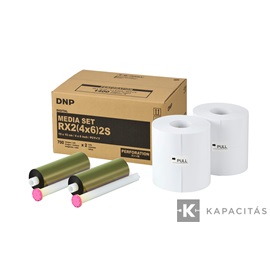 DNP DP RX2 4×6 Nyomtatópapír és Fóliakészlet 10×15 perforált