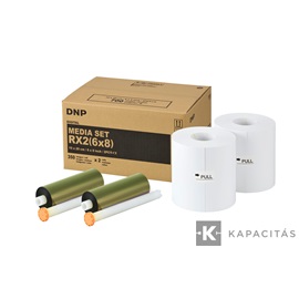 DNP DP RX2 6×8 Nyomtatópapír és Fóliakészlet 15×20