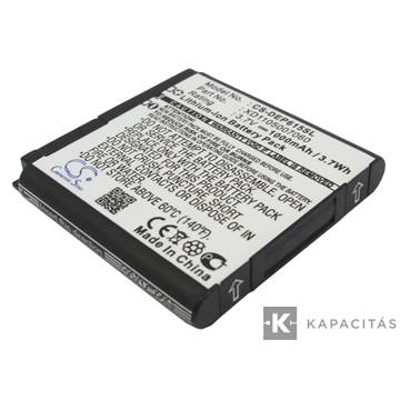 Doro XD1105007060 3.7V 1000mAh utángyártott akku Li-ion