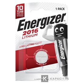 Energizer CR2016 3V lítium gombelem 1db/csomag