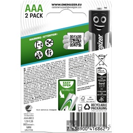 Energizer Extreme AAA 800mAh mikro akkumulátor 2db/csomag