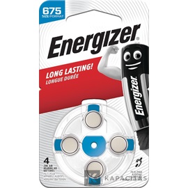 ENERGIZER Zinc Air 675 DP-4