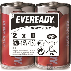 EVEREADY góliát 1,5V szén-cink elem 2db/csomag