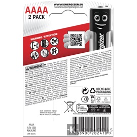 Energizer 1,5V LR61 alkáli gombelem 2 db/csomag