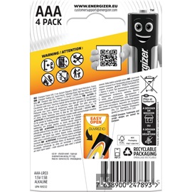 Energizer Alkaline Power 1,5V AAA/mikro alkáli elem 4 db/csomag