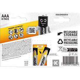 Energizer Alkaline Power 1,5V AAA/mikro alkáli elem 8 db/csomag