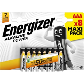 Energizer Alkaline Power 1,5V AAA/mikro alkáli elem 8 db/csomag