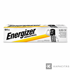 Energizer Industrial Power 9V 6LF22 alkáli elem 12 db/csomag