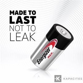 Energizer MAX 1,5V baby alkáli elem 2 db/csomag