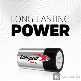 Energizer MAX 1,5V baby alkáli elem 2 db/csomag