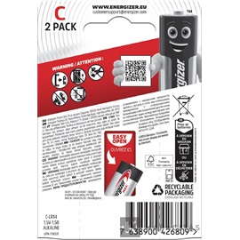 Energizer MAX 1,5V baby alkáli elem 2 db/csomag