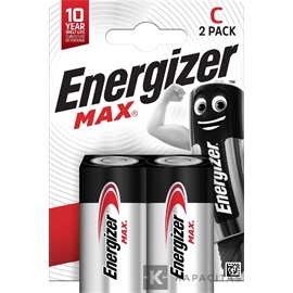 Energizer MAX 1,5V baby alkáli elem 2 db/csomag