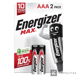 Energizer MAX 1,5V AAA/mikro alkáli elem 2 db/csomag