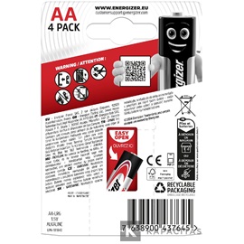 Energizer MAX 1,5V AA/ceruza alkáli elem 4 db/csomag