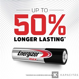 Energizer MAX 1,5V AAA/mikro alkáli elem 4 db/csomag