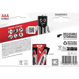 Energizer MAX 1,5V AAA/mikro alkáli elem 8 db/csomag