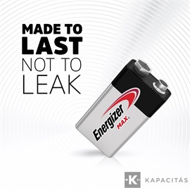 Energizer MAX 9V 6LF22 alkáli elem 1 db/csomag