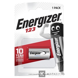 Energizer Photo lítium 3V CR123 elem 1 db/csomag
