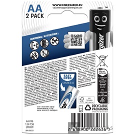 Energizer Ultimate Lithium 1,5V AA/ceruza alkáli elem 2 db/csomag