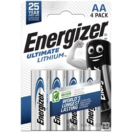 Energizer Ultimate Lithium 1,5V AA/ceruzaalkáli elem 4 db/csomag