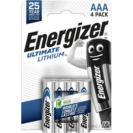 Energizer Ultimate Lithium 1,5V AAA/mikro alkáli elem 4 db/csomag