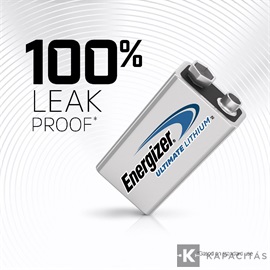 Energizer Ultimate Lithium 9V 6LF22 alkáli elem 1 db/csomag