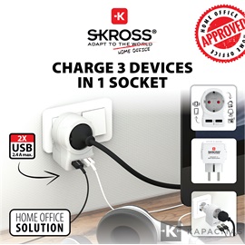 SKROSS Europe to Europe USB töltő