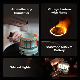 Flextail Max Lantern – 3 az 1-ben kempinglámpa párásítóval és powerbank funkcióval
